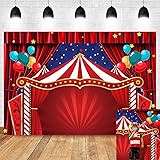 Red Curtain Stars Photography Backdrop Newborn Baby