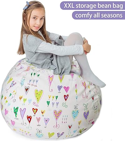 bean bag you fill with stuffed animals