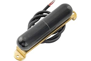 MUSICLILY Artec LSA70R Alnico 5 Lipstick Style Reverse Wound Single Coil Middle Pickup 7.5K for Strat Style Electric Guitar, Black