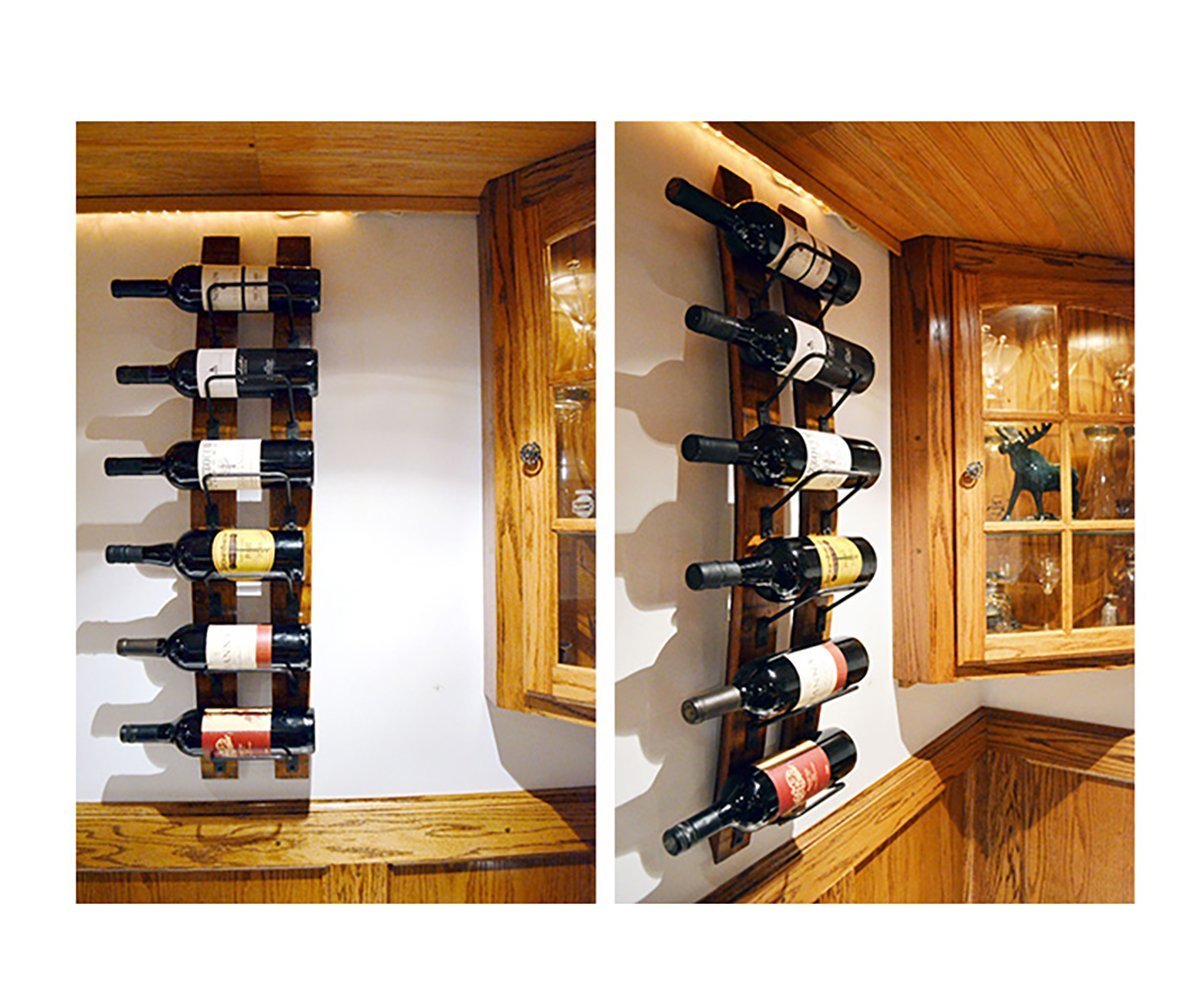Wooden Wine Racks For Wall What you need two 2 x 4 wood beams, 6 feet