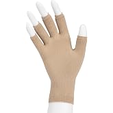 Juzo Soft 2000 Glove Compression, 15-20 mmHg, Right Hand | Seamless lightweight material, 3D Comfort Zone thumb webbing, pressure-minimizing borders, ribbed palm for enhanced grip
