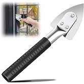 Feekoon Professional Metal Window Opener, Window Zipper Deglazing Tool | Stainless Steel Window Zipper Deglazing Tool, Scraper Tool for Cutting Through Dried Paint and Hardened Caulk (Black)