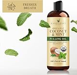 Handcraft Blends Coconut Oil Pulling with Peppermint Oil 236 ml Organic view 2