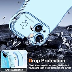 Hython for iPhone 13 Case Cute Curly Wave Frame