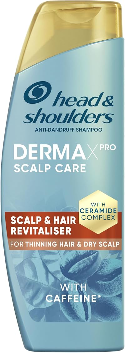 Head & Shoulders DermaXPro Revitaliser Shampoo 300ml with Caffeine & Ceramide