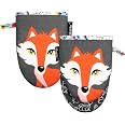 FENRIR Alselo Ofenhandschuhe – 2er Set, Hitzebeständig Mit Anti-Rutsch-Silikon, Tiermotiv