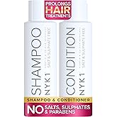SALT NYK1 Sulfate-Free Shampoo and Conditioner Set for Color-Treated Hair, Extensions and Keratin Treatments (2 x 16.9 Fl Oz)
