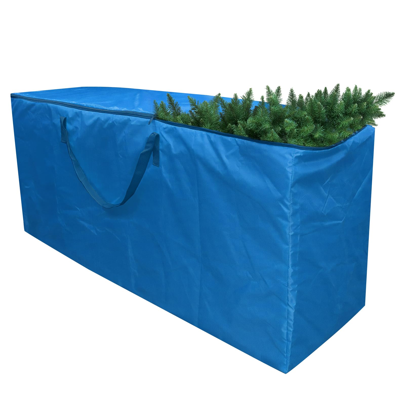 Christmas Tree Storage Bag - Fits 9FT Tall Christmas Trees - Heavy Duty Oxford Fabric Xmas Tree Bag Waterproof with Durable Reinforced Handles & Zippers