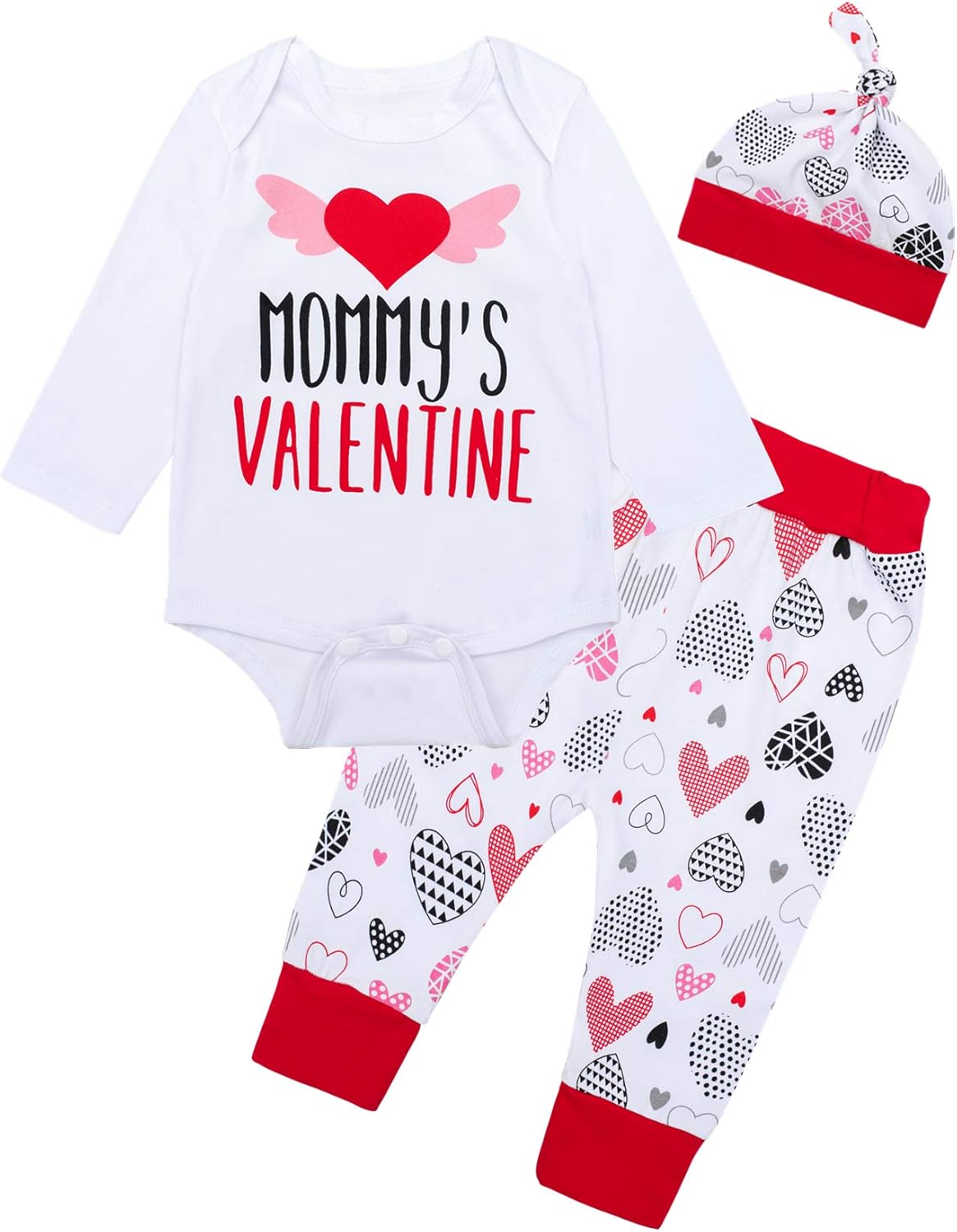 baby boy 1st valentine's day outfit