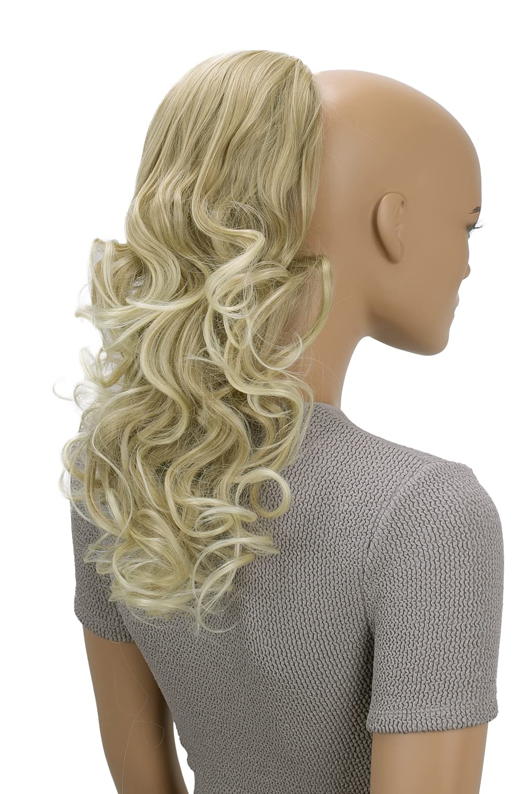 CAISHA 18" Hairpiece Ponytail Extensions Voluminous Wavy Light Blonde PH14 — image 1