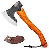 NEDFOSS Camping Axe Hatchet, 15.35" Forged Steel