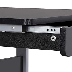 Topeakmart Mobile Compact Computer Desk Cart for