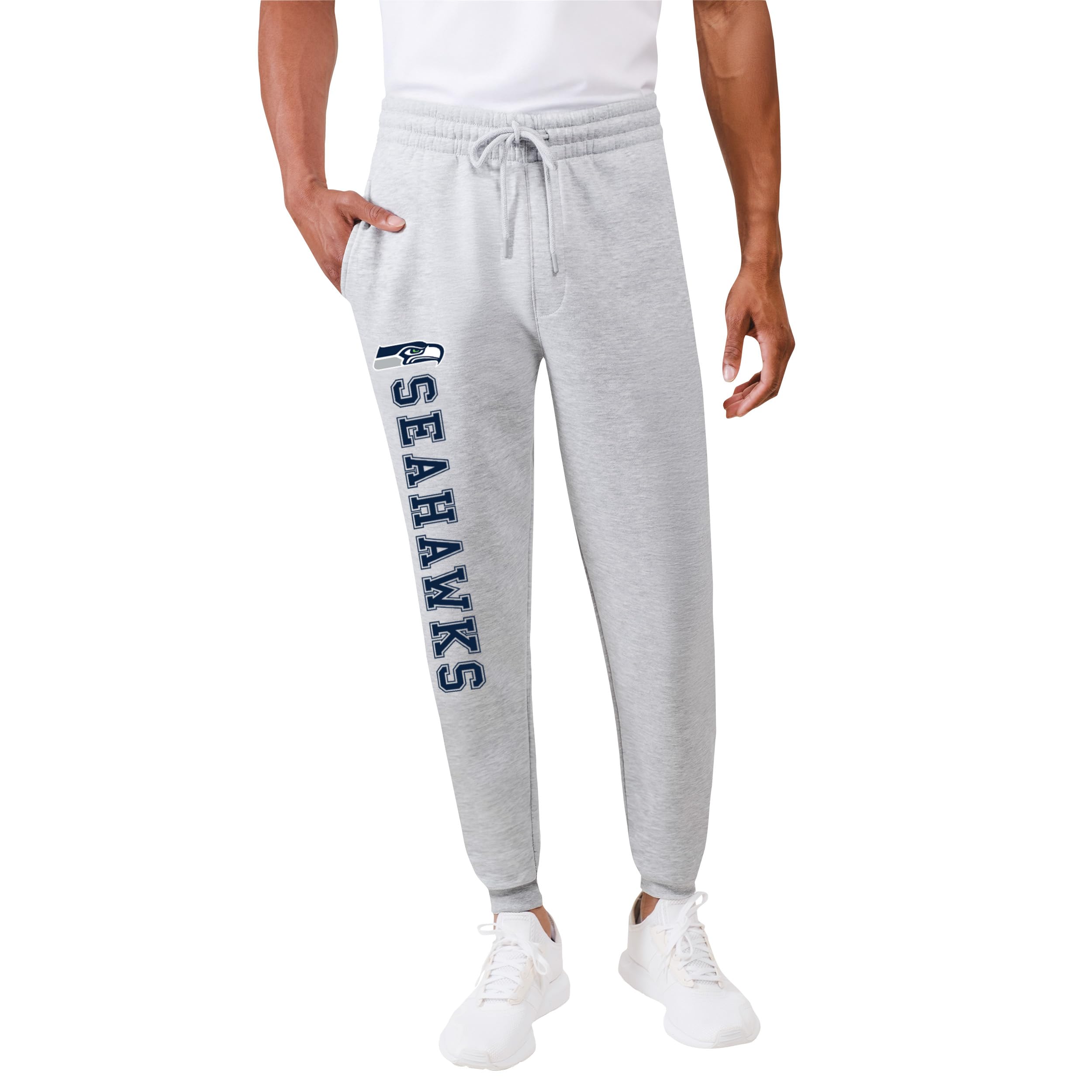Ultra Game NFL Men's Super Soft Game Day Jogger Sweatpants Heather Gray