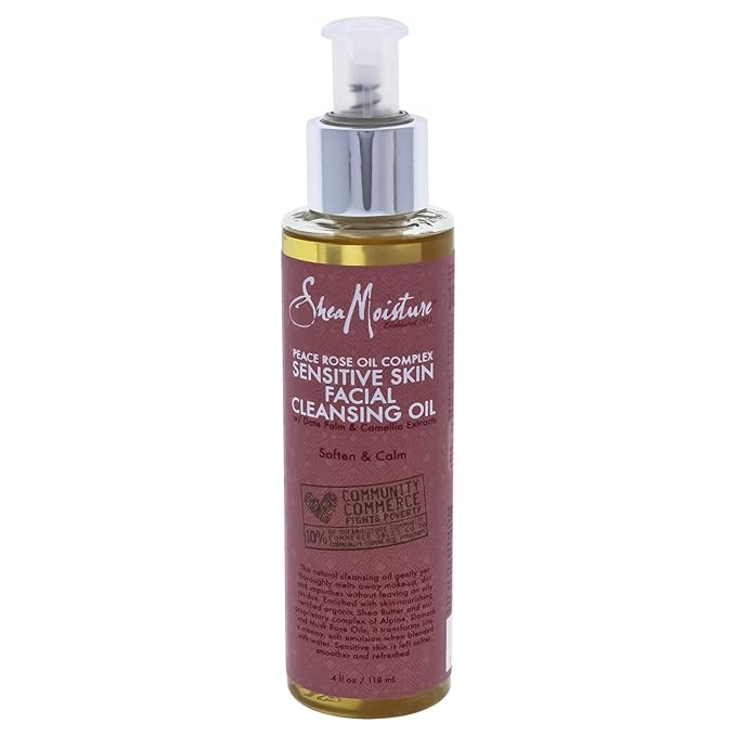 shea moisture peace rose oil complex sensitive skin facial moisturizer