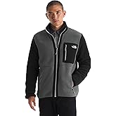 The North Face Men's Yumiori Full Zip Jacket Lightweight Fleece Coat with Embroidered Logo, Secure Zip Pockets