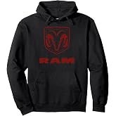 Officially Licensed RAM Trucks Red Logo Pullover Hoodie