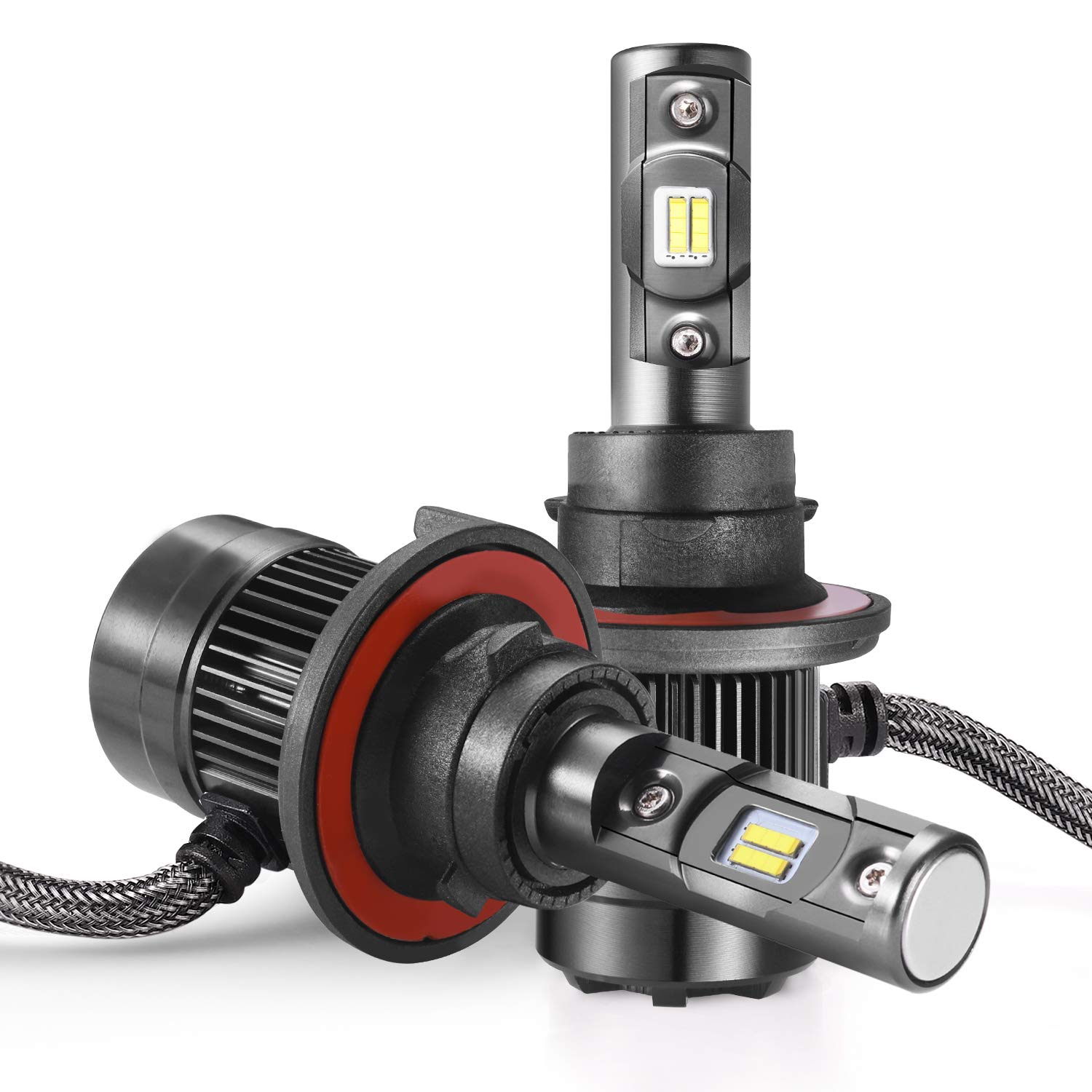 AUTLEAD LED Headlight Bulbs - H13 (9008) All-in-one Conversion Kit, 70W  7200LM 6500K Xenon White, High/Low Beams, Waterproof Fog Lights, CSP Chips,  ...