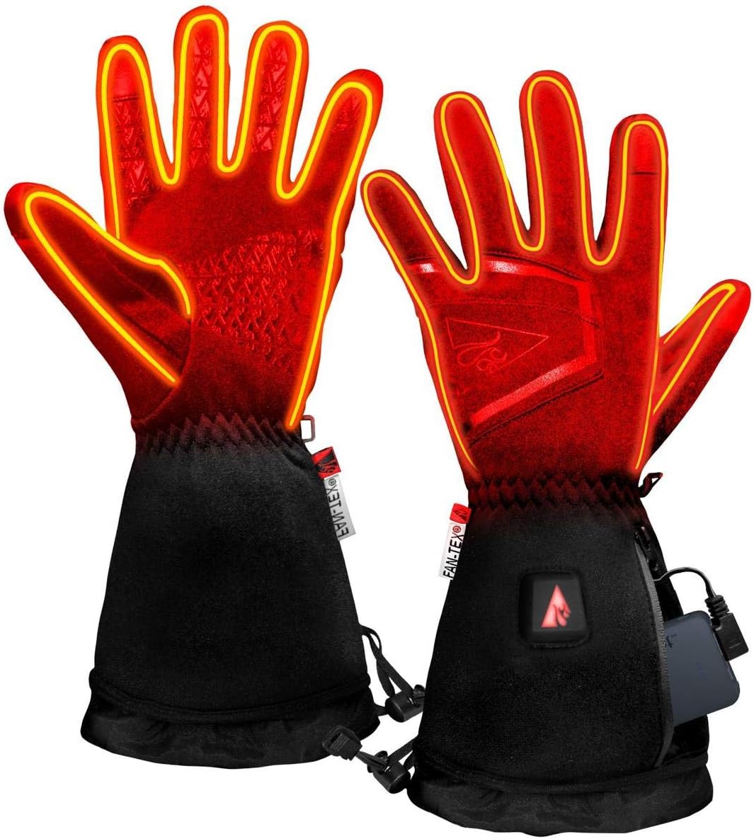 ActionHeat Thin Waterproof Heated Gloves for Men, Electric Gloves, 3