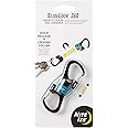 Nite Ize MSBL-03-R7 SlideLock 360° Magnetic Locking Dual Carabiner, Blue