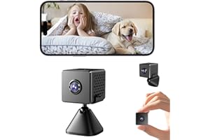 Spy Camera, Hidden Camera with 4K Live View, Motion Detection Nanny Cam Hidden Camera, Mini Camera with Cloud & TF Storage, N