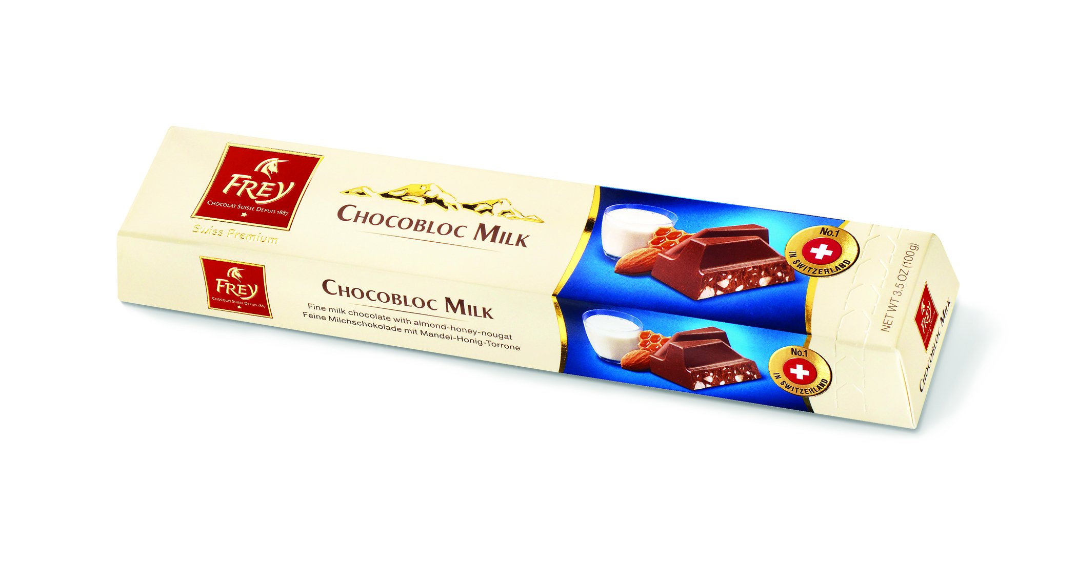 Sweetworks Frey 72 Chocobloc Bar, Dark Chocolate, 12