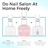 TOMICCA Nude Pink Nail Polish 15ml Quick Dry Long Lasting Chip Resistant view 8