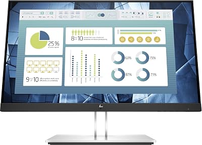 HP E22 G4 Monitor 21.5 inch Full HD 1920x1080 LCD Black Silver