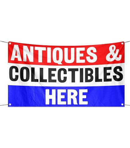 Bandiera Pubblicitaria Swooper Flag 11.5 Ft - Promozionale Antiques Sales Multicolore