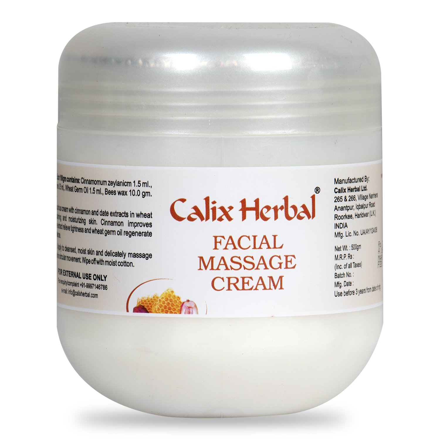 herbal face massage cream