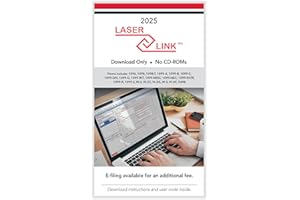 ComplyRight 2025 LaserLink Software Downloadable Card, State and Federal Tax Preparation Program
