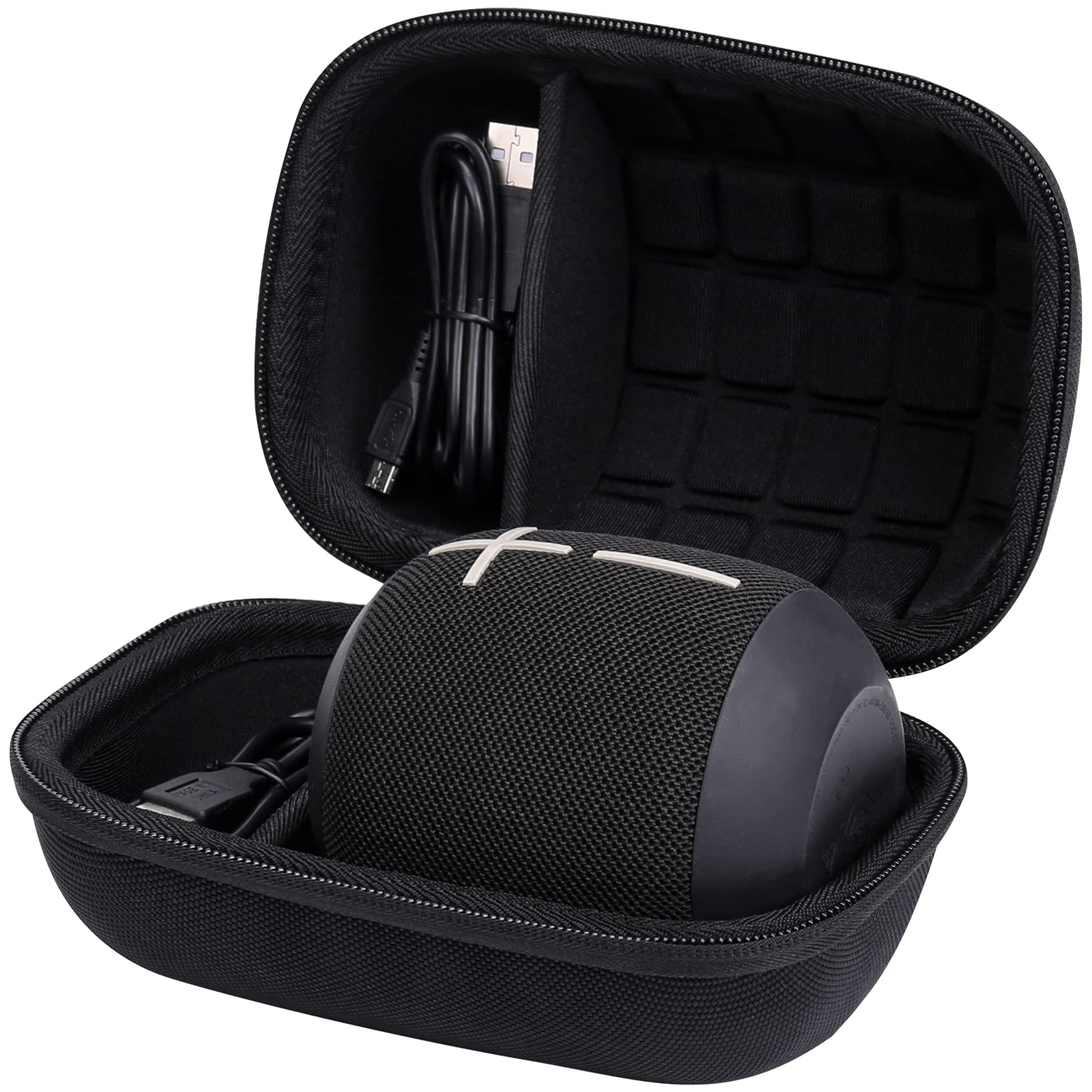 Khanka Hard Travel Case for Ultimate Ears UE WONDERBOOM 4 /WONDERBOOM 3 /WONDERBOOM 2 /Wonderboom 1 Waterproof Bluetooth Speaker (case only)