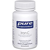 Pure Encapsulations Iron-C | Iron and Vitamin C Supplement to Support Muscle Function, Red Blood Cell Function, and Energy* |
