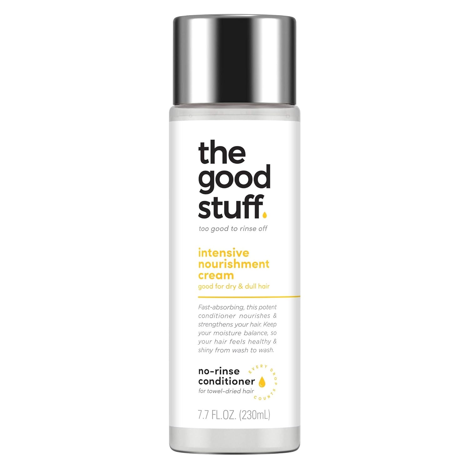 The Good Stuff The good stuff no-rinse conditioner for hair intensive nourishment cream vegan 7.7 oz, pack of 2, 7.7 Fl Oz