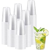 Lamosi 300 Pack 12 oz Clear Plastic Cups,12 Ounce Disposable Cold Drinking Cups for Party, Picnic, BBQ, Travel, Christmas, Events