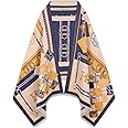 EXTREE Scarfs for Women Pashmina Silky Shawl Wrap for Evening Dressing Blanket Open Front Poncho Cape