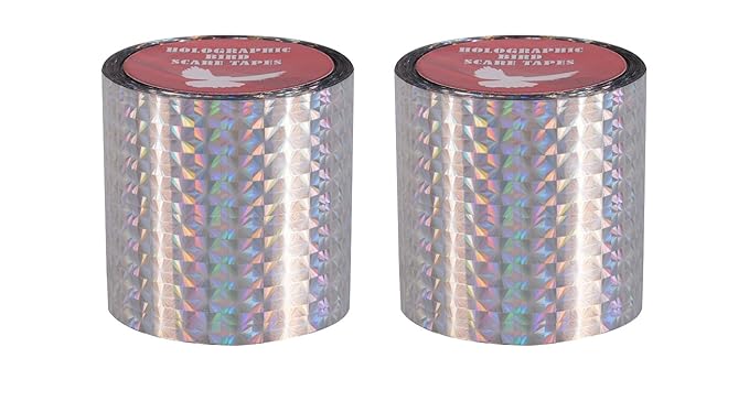 Spick Global Holographic Pigeon Control Ribbon (150ftx50mm) - Set of 2