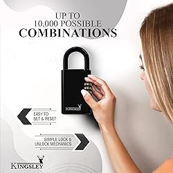 Kingsley Guard-a-Key Black Realtor's Lockbox