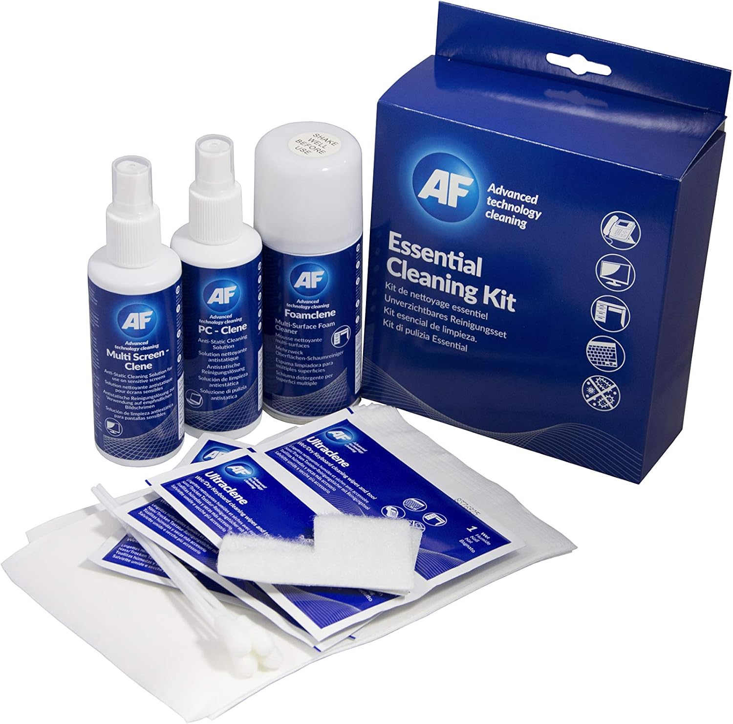 AF Essential Cleaning Kit - All Products to Ensure a Clean Workstation, ECK001