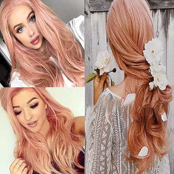 Amazon Com 24 Super Long Wavy Anime Lace Front Wigs Synthetic