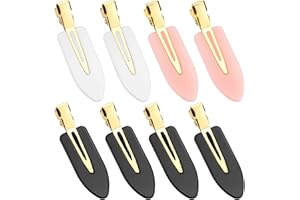 PAZALIC Hair Clips No Crease No Bend For Styling Sectioning, 8Pcs Duck Billed Cute Small Flat Hair Clips Makeup Skincare Essentials Hair Accessories For Women Teen Girls Bangs Thin Hair Framar Clips