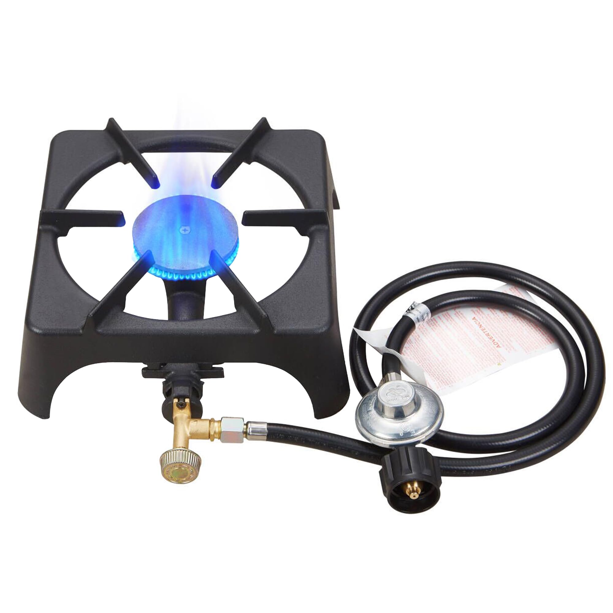 Photo 1 of Vivicreate 10000 BTU Propane Garden Hiking Camp Camping Outdoor Stove cooker with CSA listed Regulator and gas hose (1)