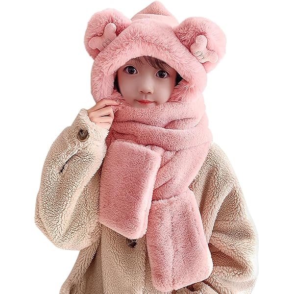A Beautiful Panda in a Winter Hat and Scarf. Cute Bear Stock Vector