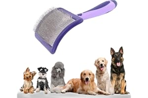 UXIETIN Dog Brush for Poodles,Grooming Brush for Dematting, and Detangle,Dog Brush for Poodles,German Shepherd Hair,Pitbulls,Yorkies,Labrador Retriever Grooming and Bathing
