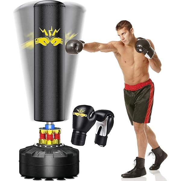 Amazon Boxing Bag Ball Punching Bag With Stand GYMAX Adult
