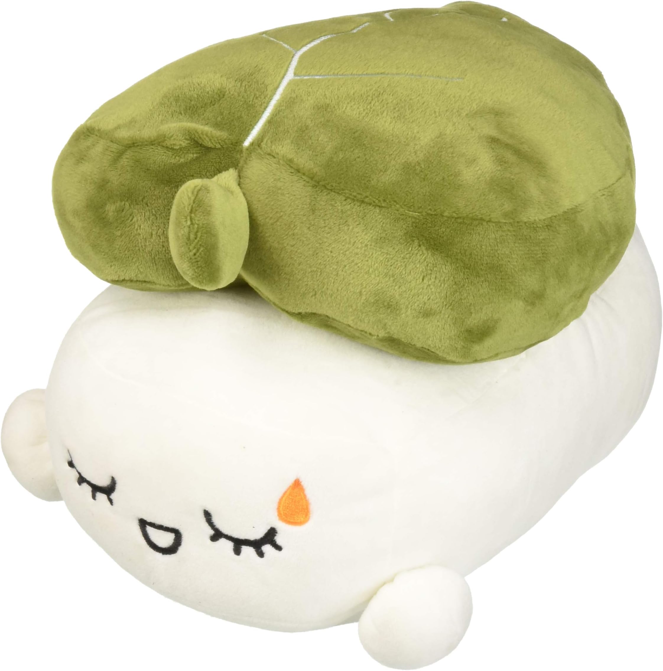 Choba Food Plush Cushion Pillow Perilla Leaf 10.0" Medium Green