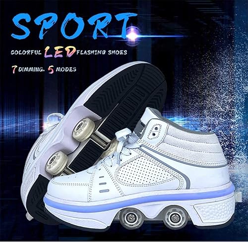 Automatic Walking Shoes Invisible Roller Skate, 2-in-1 Parkour