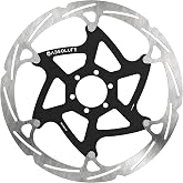 Absolute Ice-Tech Floating Bike Disc Brake Rotor, 6-Bolt, 203mm | Premium Two-Piece Rotor With Enhanced Heat Dissipation, Brake Modulation And Stopping Performance For MTB &amp; E-Bike Riders
