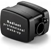 Radiant Professional Pencil Sharpener, for Soft Pencils | For Lip &amp; Eye Pencils, Built-In Catcher, Makeup Sharpener