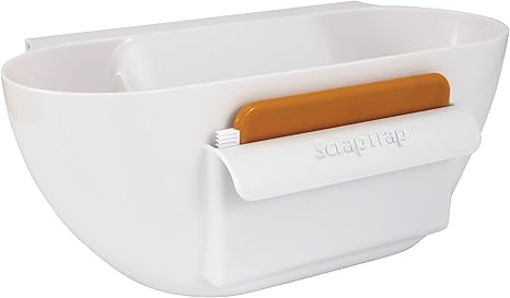 Kitchenart 18530 Scrap Trap With Scraper Plastic White Amazon