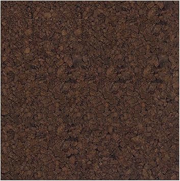 Amazon Com Pack Of 16 Dark Brown Cork Tiles 12x12in Office
